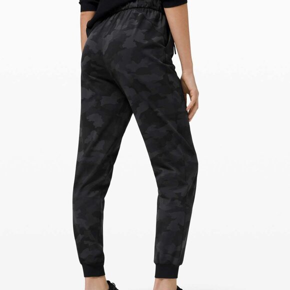 Lululemon Stretch High-Rise Jogger Full Length Camo Deep Coal Multi size 16 - Picture 9 of 10